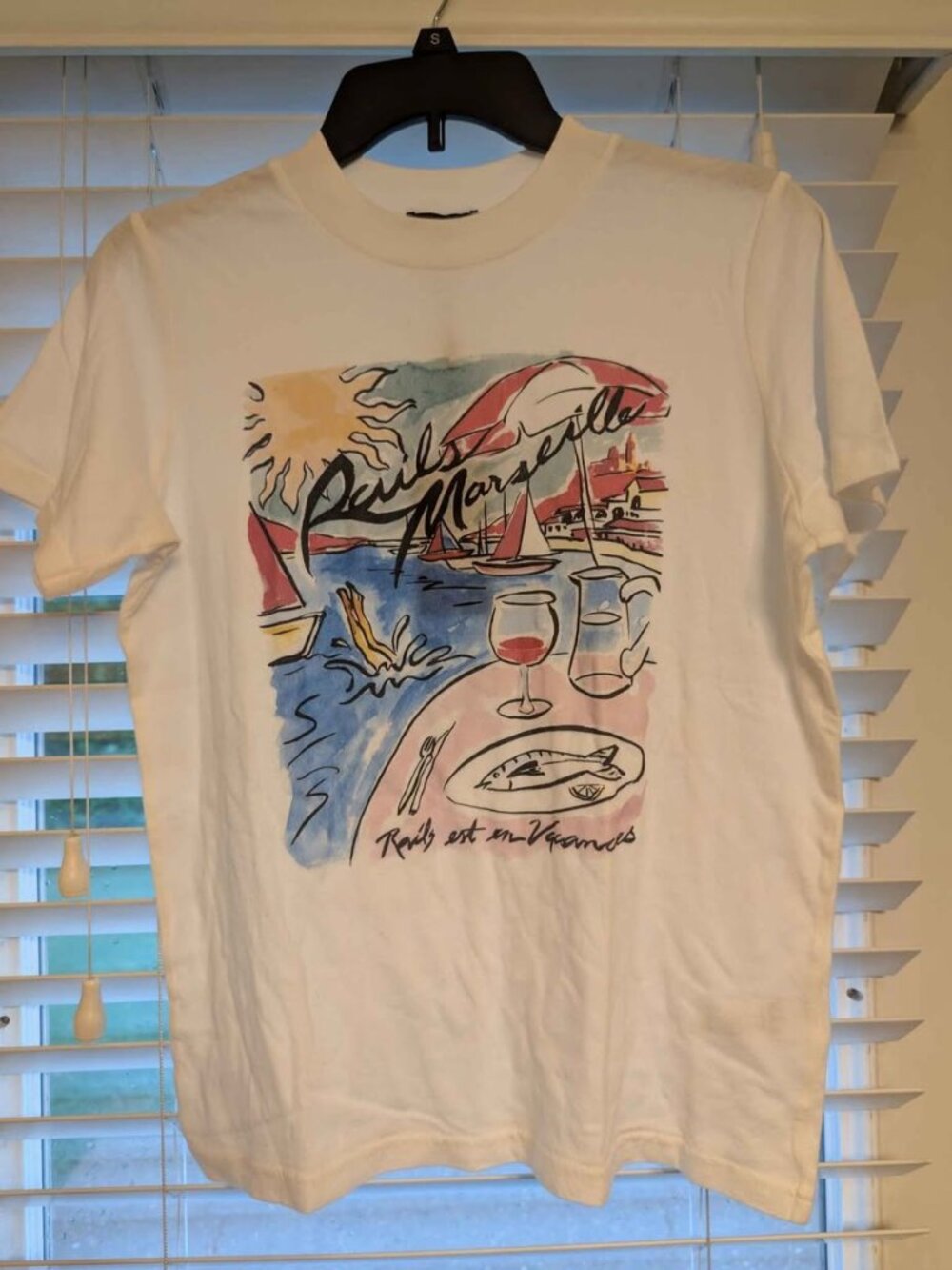 NWT Rails Marseille Boyfriend Tee XS Graphic T-Shirt